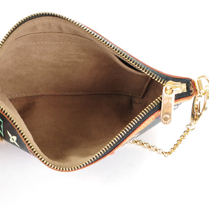 Louis Vuitton Monogram Multicolor Pochette Milla MM Black 5 of 9