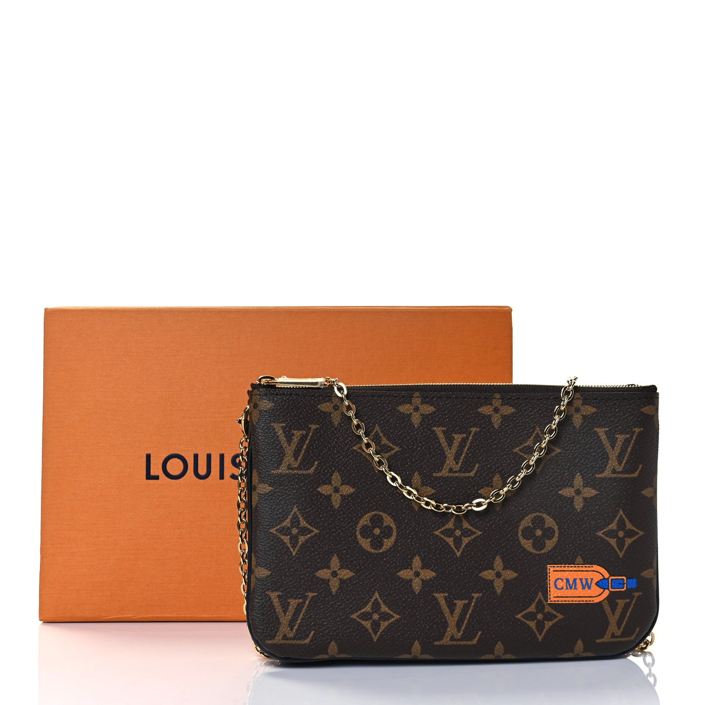 Monogram World Tour Double Zip Pochette