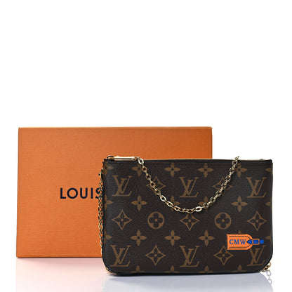 Louis Vuitton Monogram World Tour Double Zip Pochette 9 of 9