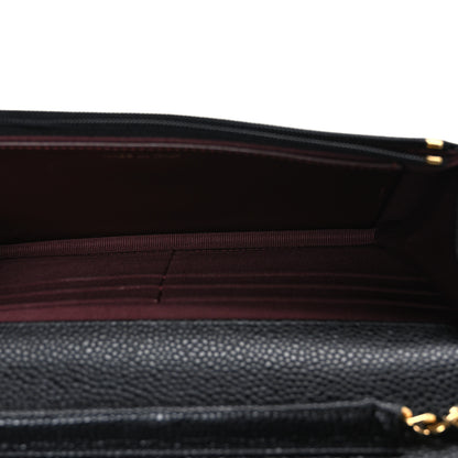 Chanel Caviar Quilted Wallet On Chain WOC Black 5 of 13