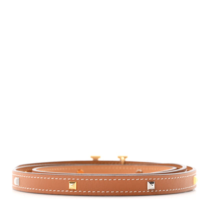Hermes Swift Studded 13mm 5382 Rock Belt 85 34 Gold 2 of 4