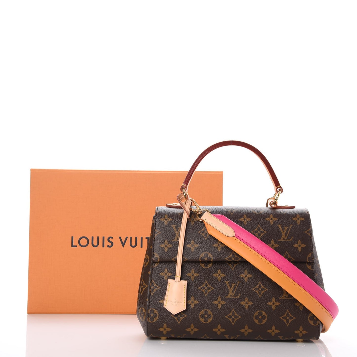 Monogram Cluny BB Bordeaux Fuchsia