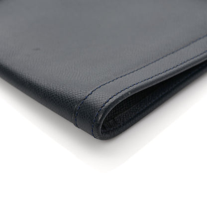Hermes Courchevel Jige GM Clutch Indigo 18 of 18