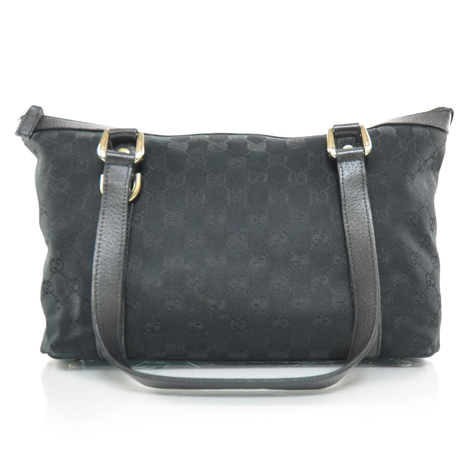 Gucci Monogram Abbey Medium Tote Black 1 of 10