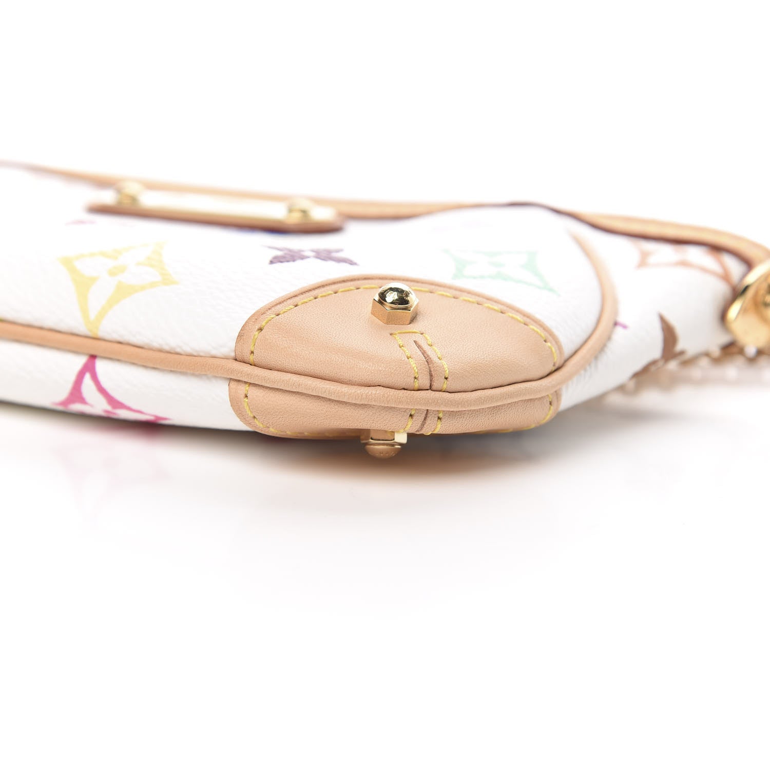 Louis Vuitton Monogram Multicolor Pochette Milla MM White 10 of 10