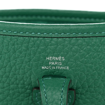 Hermes Taurillon Clemence Evelyne TPM Vert Vertigo 5 of 10