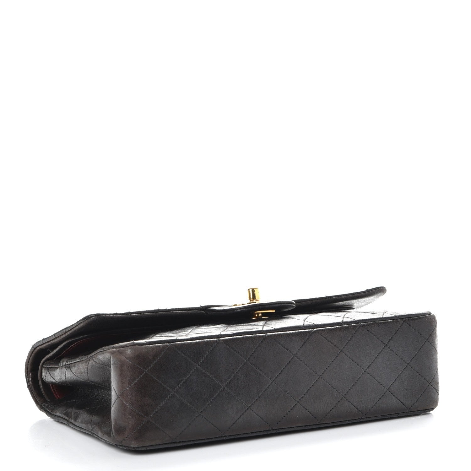Chanel Lambskin Quilted Medium Double Flap Black 5 of 11