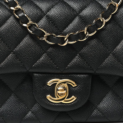 Chanel Caviar Quilted Mini Square Flap Black 8 of 10