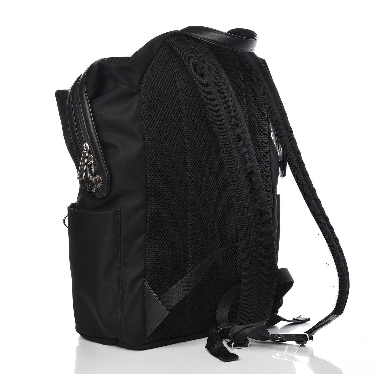 Nylon Vitello Century Opaco Mini Bug Eyes Backpack Black