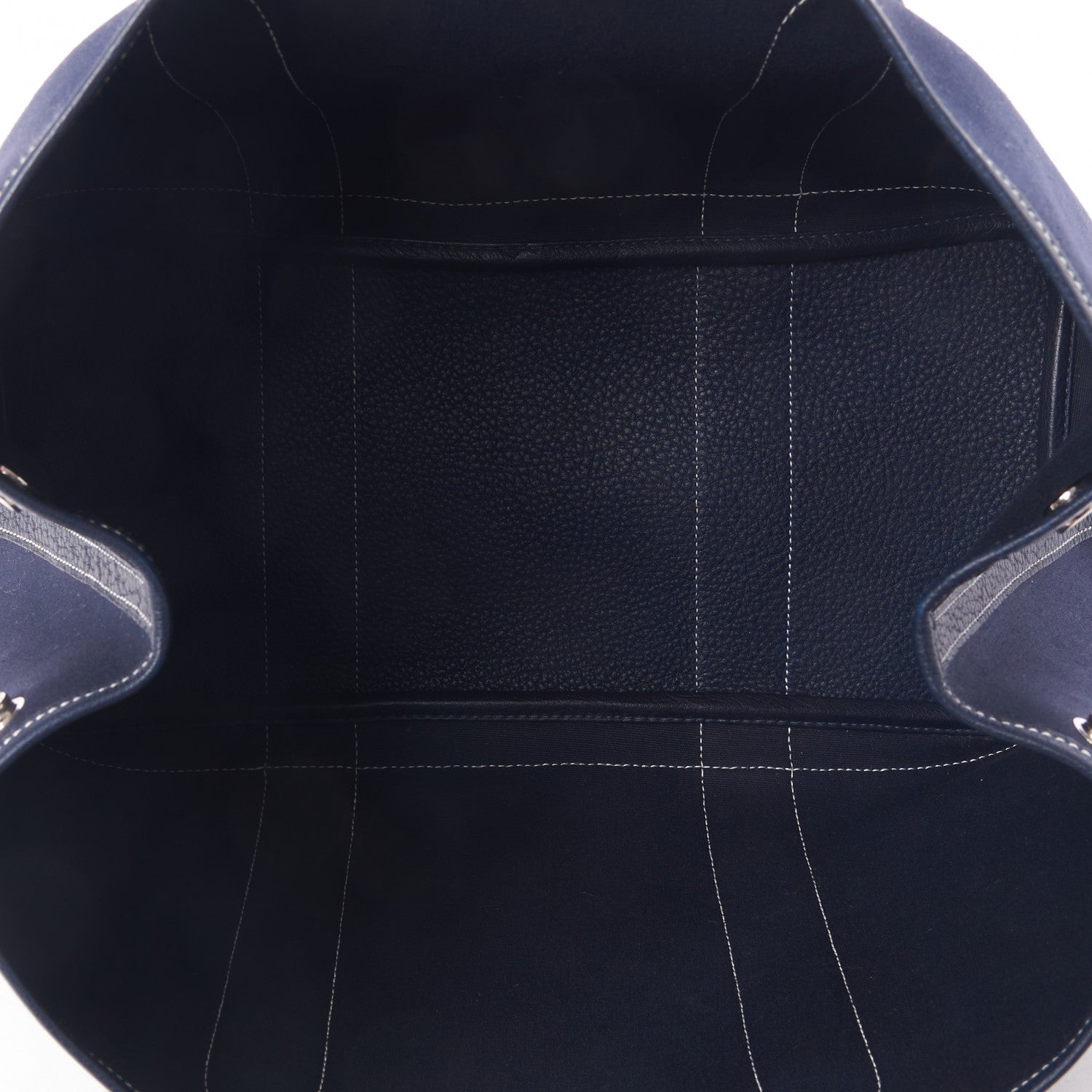 Hermes Toile Negonda Garden Party Tote 36 MM Bleu Marine 6 of 7