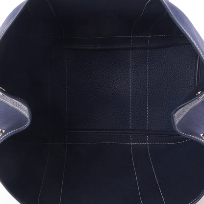 Hermes Toile Negonda Garden Party Tote 36 MM Bleu Marine 6 of 7