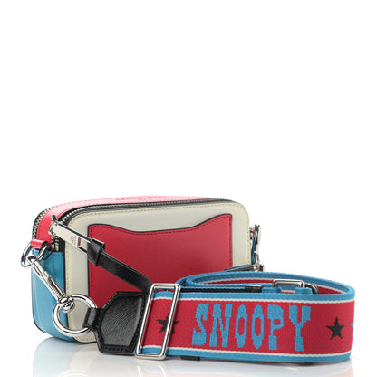 Marc Jacobs X Peanuts Saffiano Snoopy Snapshot Camera Bag White 3 of 11