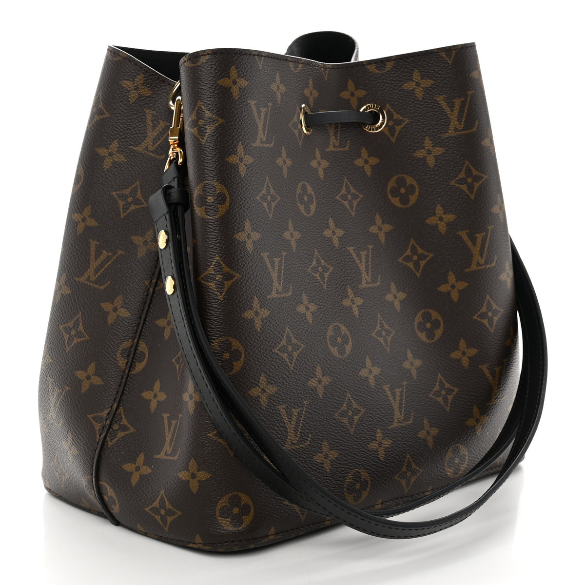 Louis Vuitton Monogram Neonoe MM Black 3 of 9