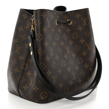 Louis Vuitton Monogram Neonoe MM Black 3 of 9