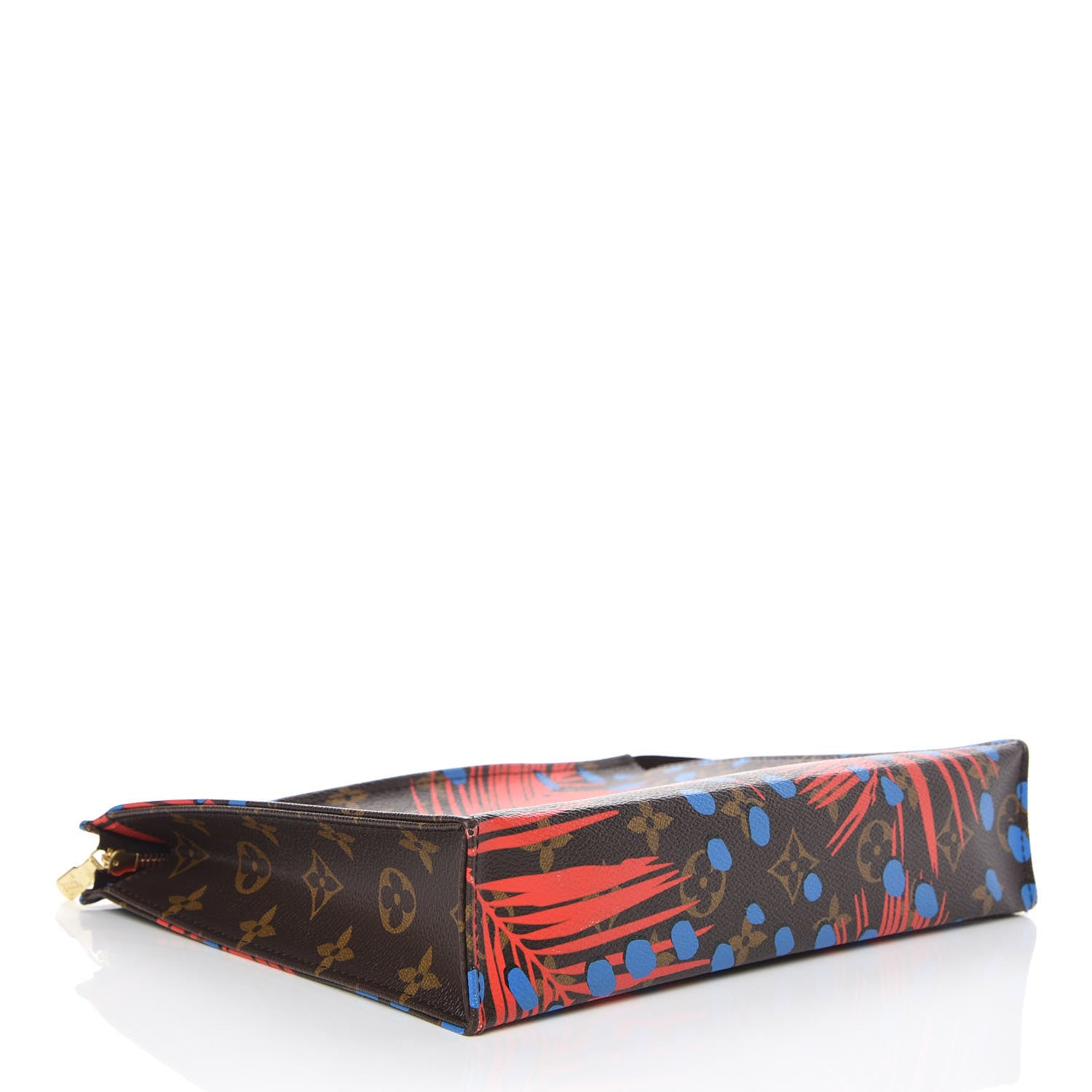 Louis Vuitton Monogram Jungle Dots Toiletry Pouch 26 Coquelicot Denim 4 of 10