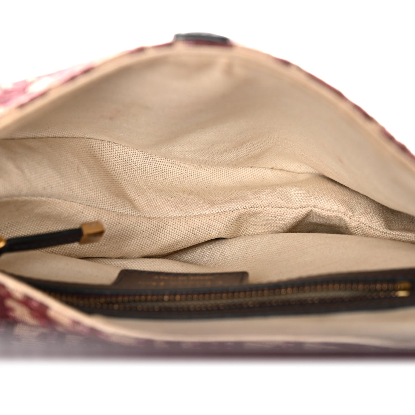 Oblique Saddle Bag Burgundy