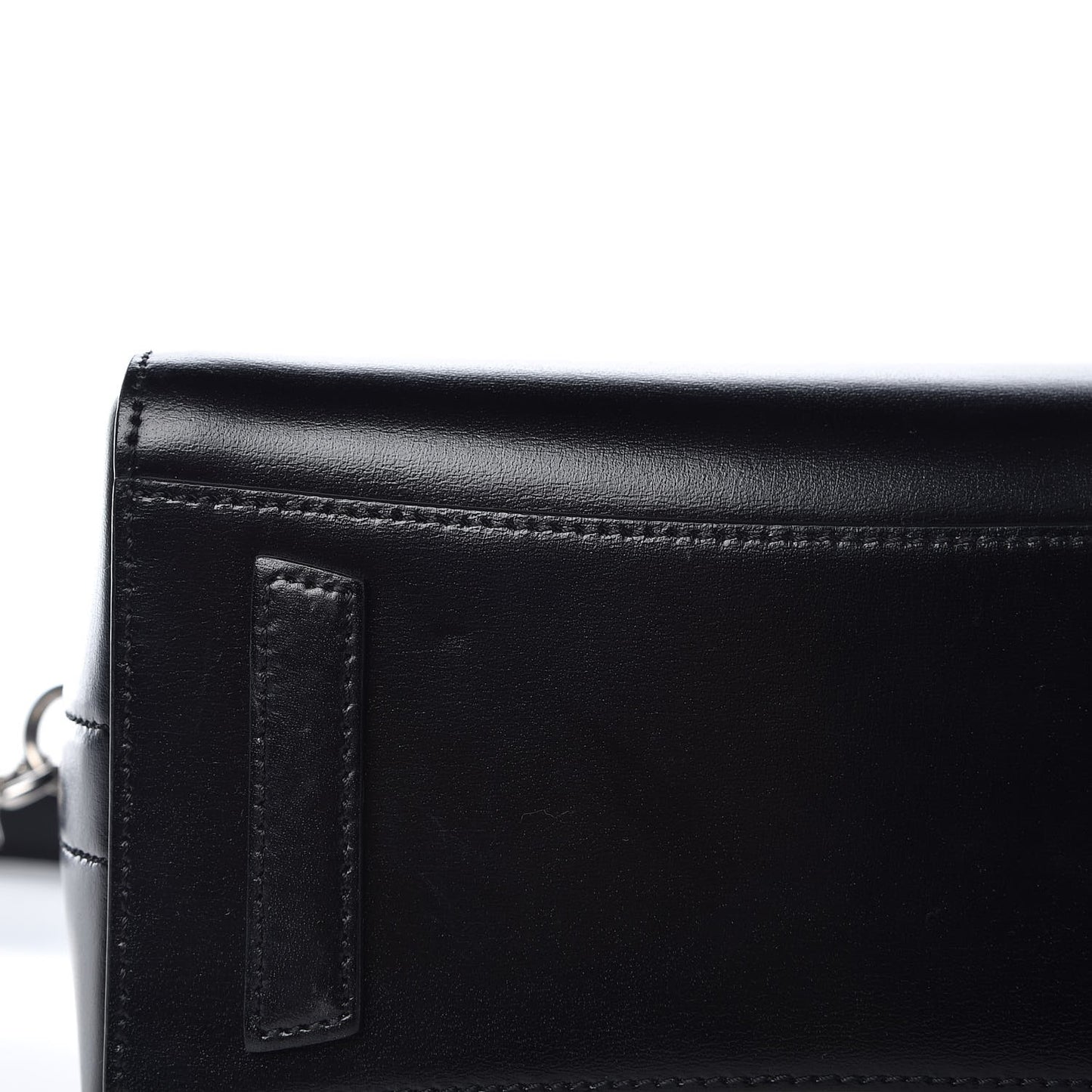 Shiny Lord Calfskin Mini Antigona Black