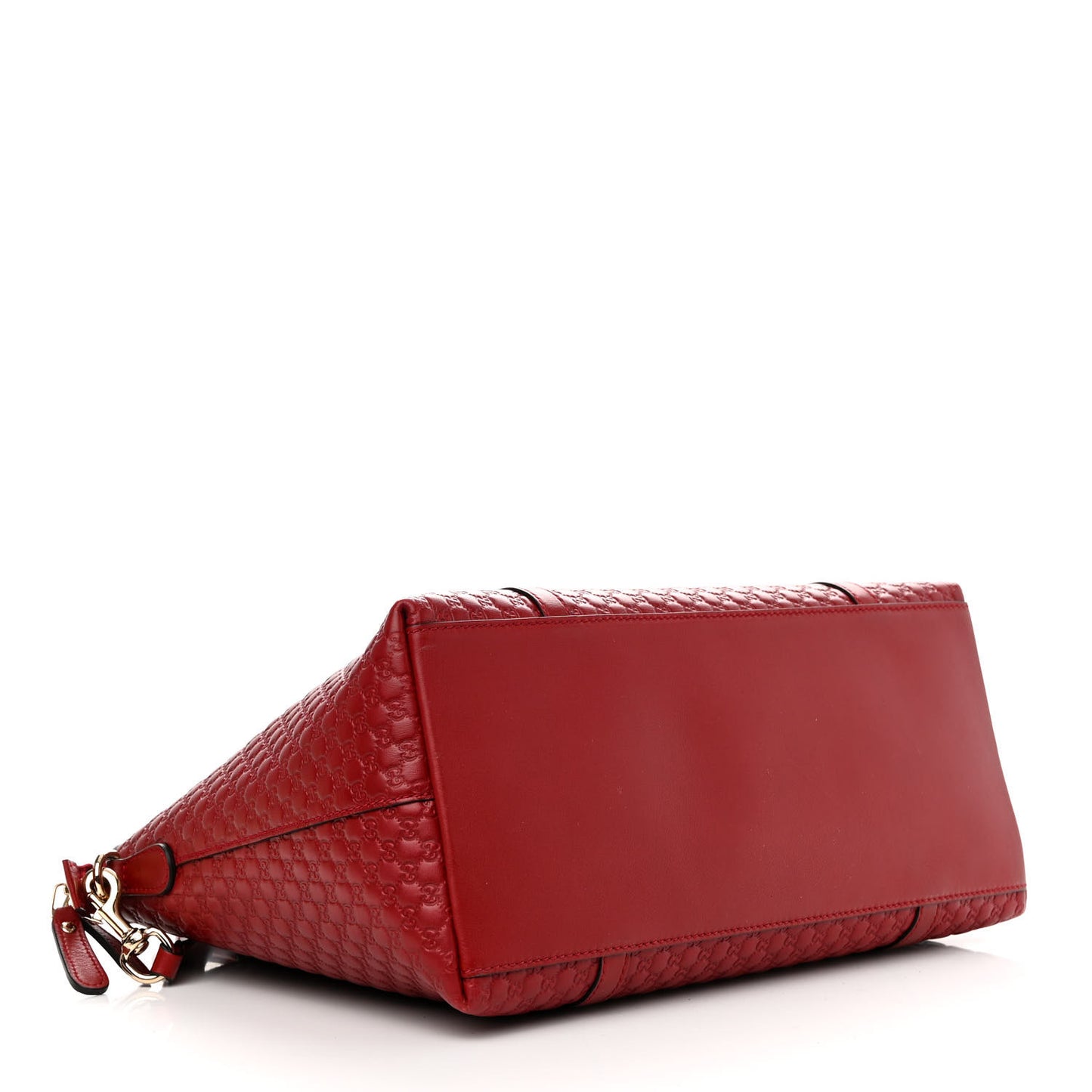 Soft Microguccissima Dome Satchel Red