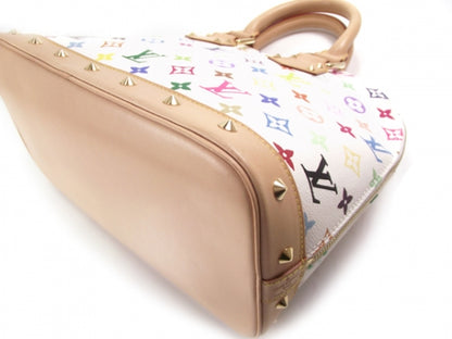 Louis Vuitton Monogram Multicolor Alma White 6 of 10