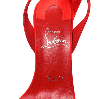 Christian Louboutin Crepe Satin Sevillana 100 Sandal 37.5 Ole 7 of 8