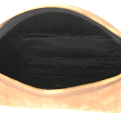 Saint Laurent Suede Calfskin Mini Quilted Monogram Camera Bag Golden Leaf 5 of 10