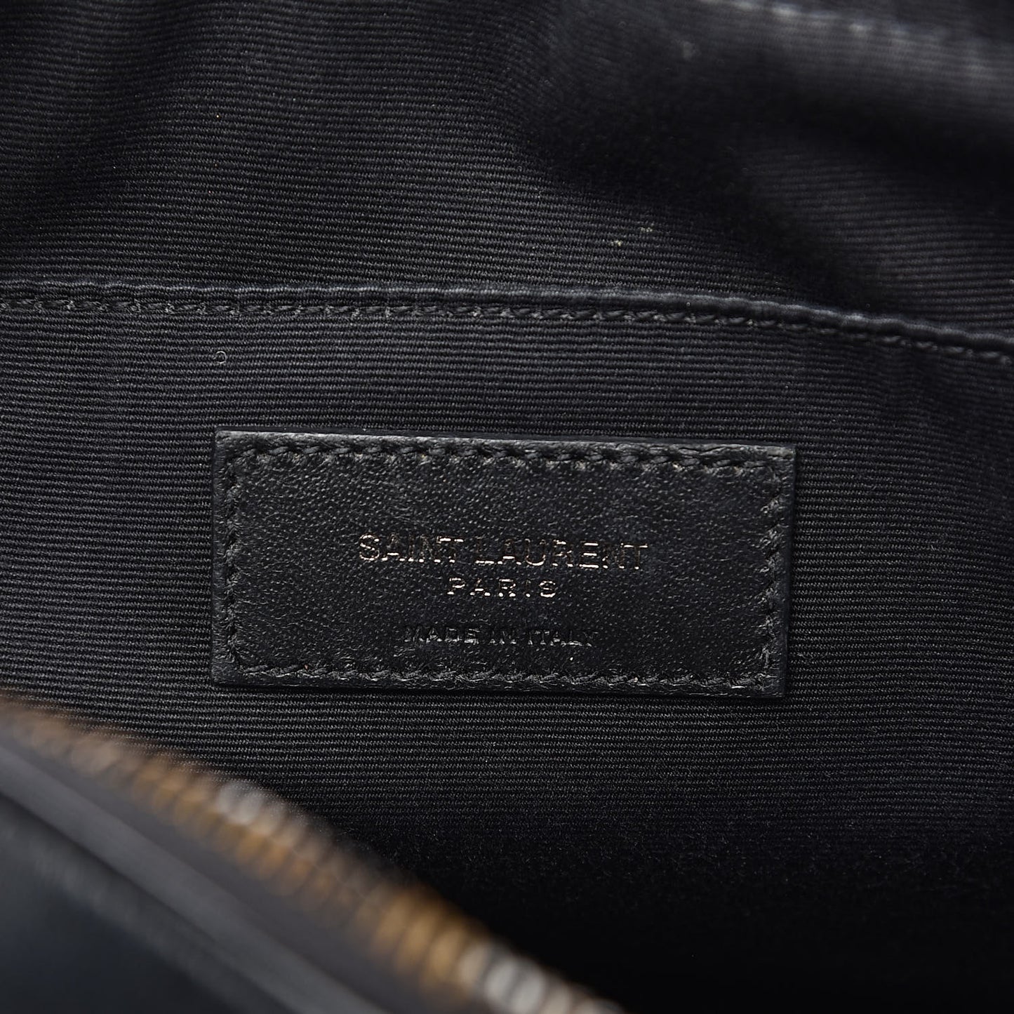 Calfskin Matelasse Monogram Lou Camera Bag Black