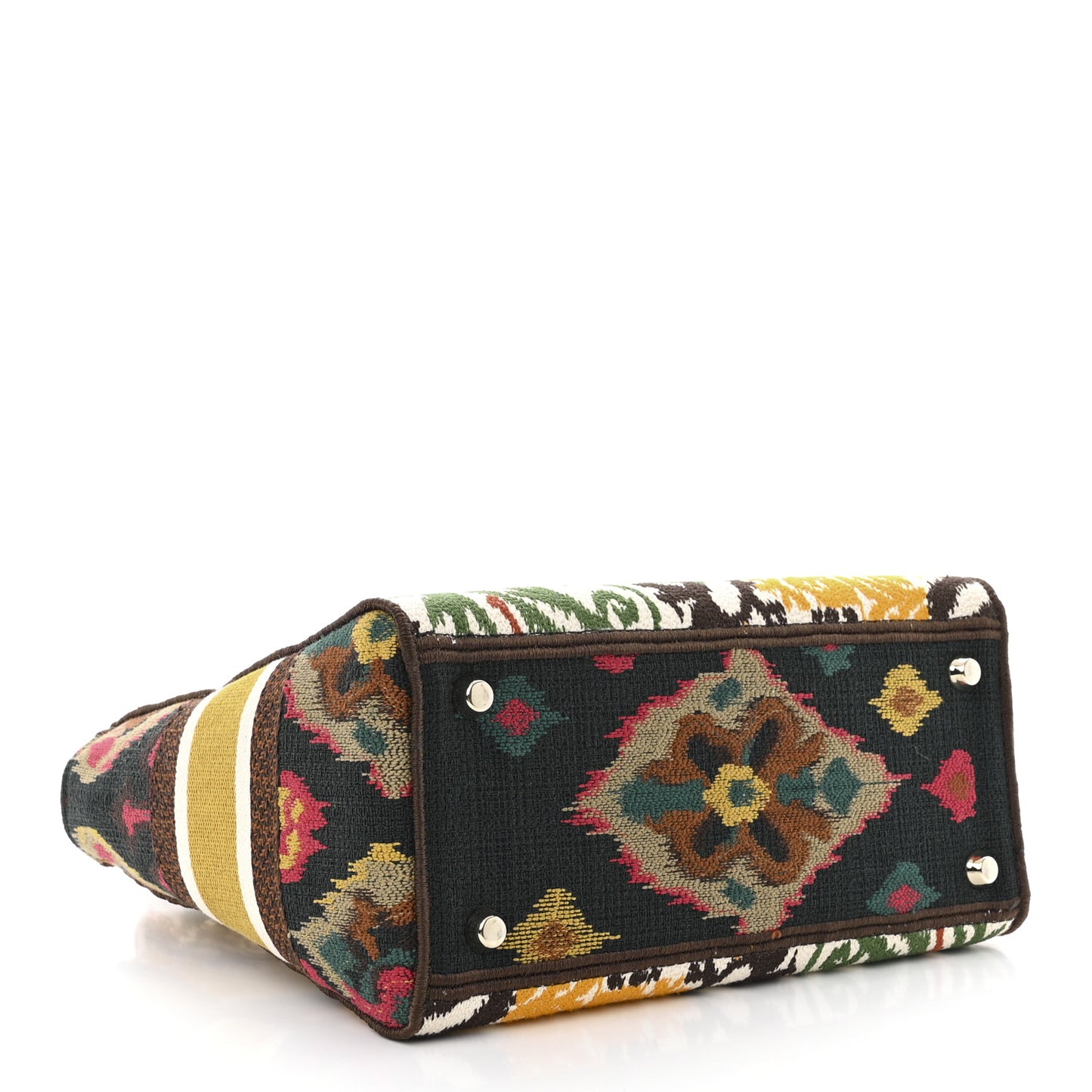 Canvas Embroidered Paisley Medium Lady D-Lite Multicolor