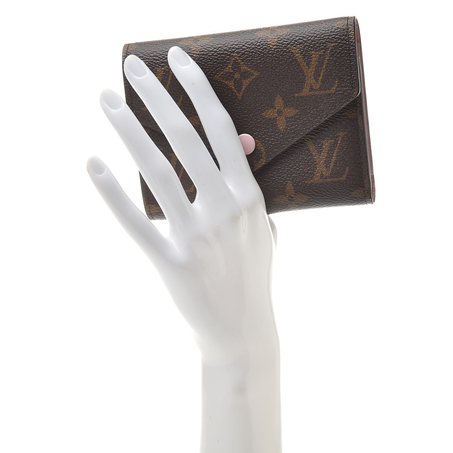 Louis Vuitton Monogram Victorine Wallet Rose Ballerine 2 of 8