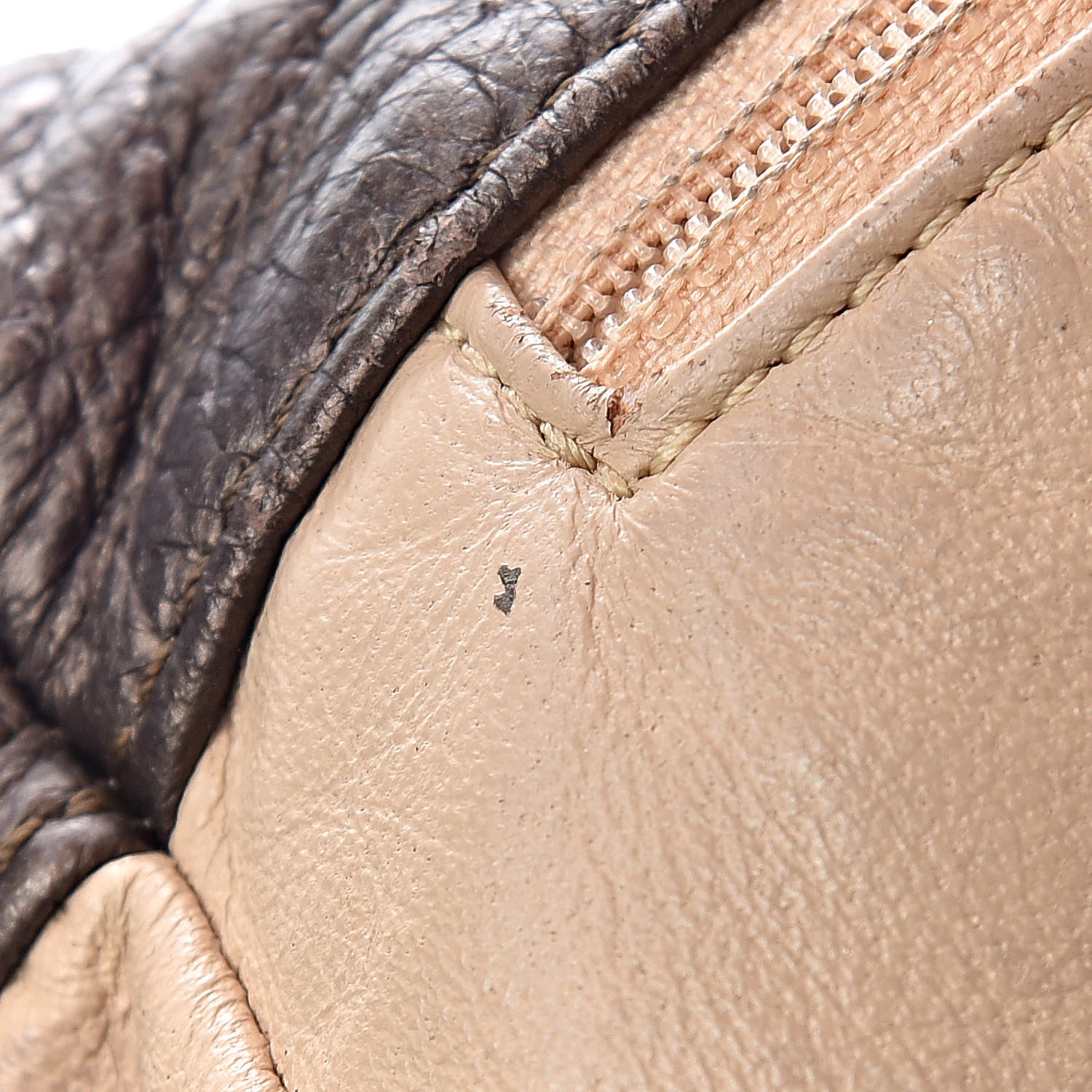Chanel Metallic Deerskin Luxe Ligne Flap Bronze 8 of 12