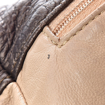 Chanel Metallic Deerskin Luxe Ligne Flap Bronze 8 of 12