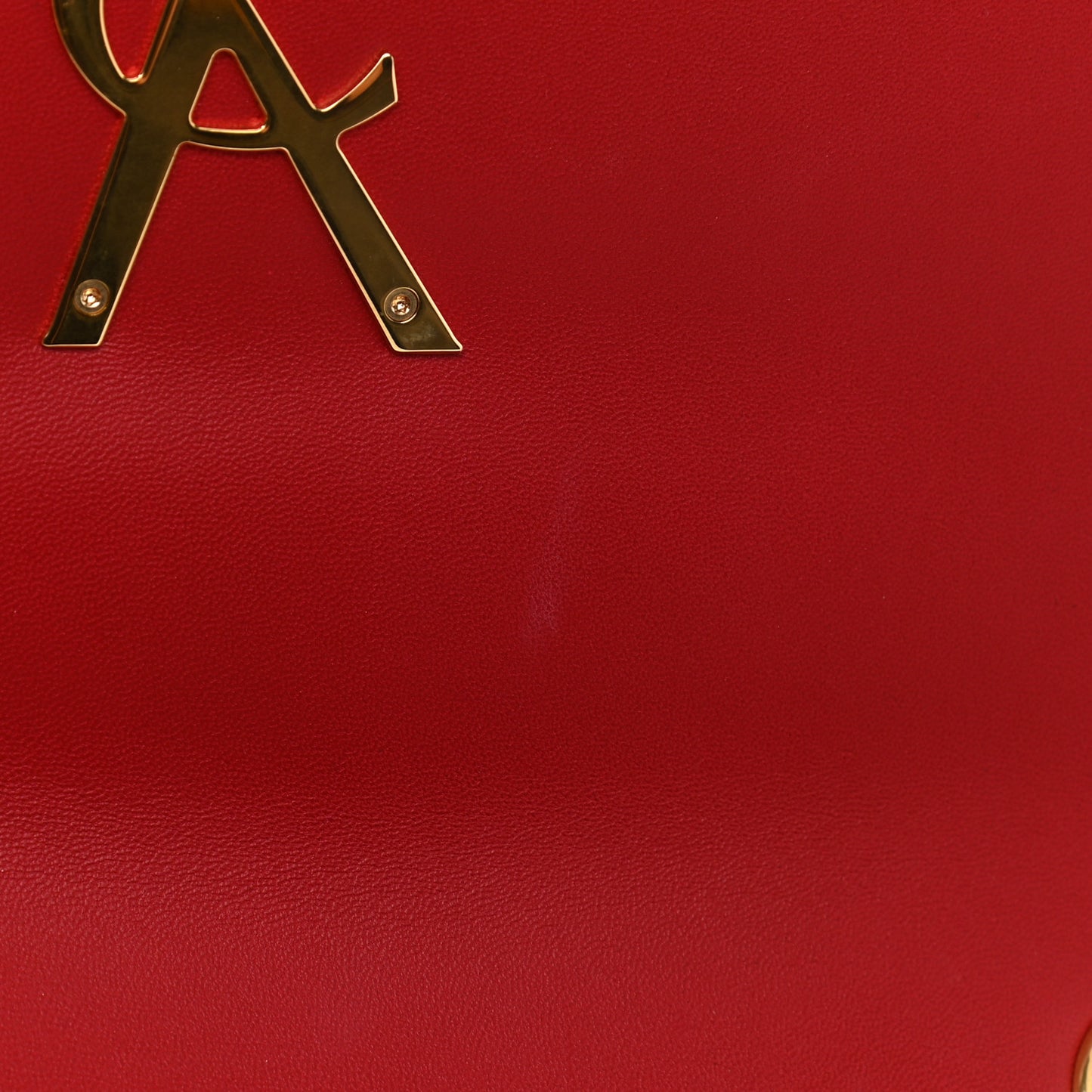 Patent Matelasse Monogram Large Vicky Chain Bag Rouge Eros