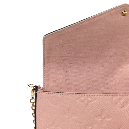 Louis Vuitton Empreinte Pochette Felicie Chain Wallet Rose Poudre 11 of 12