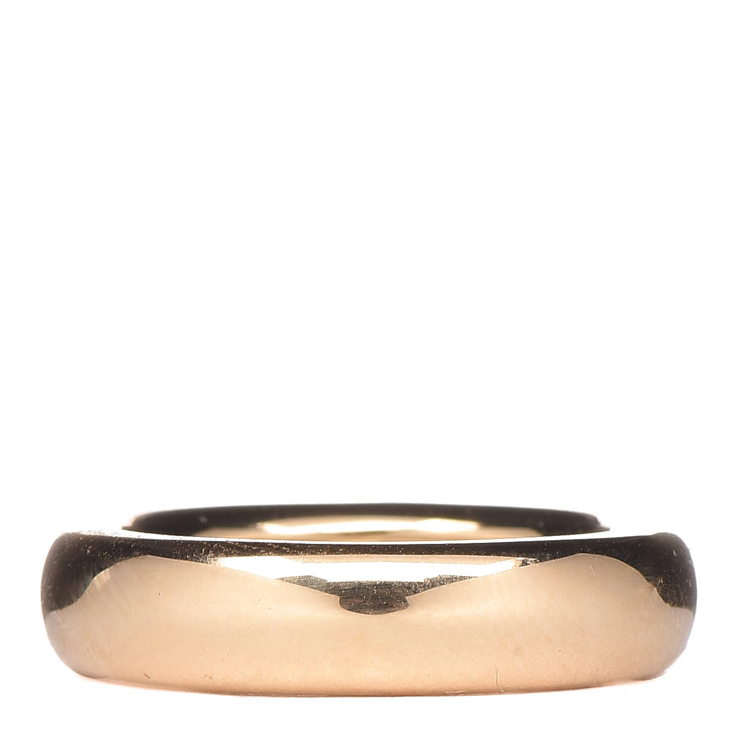 Tiffany 18K White Yellow Gold Heart Band Ring 50 5.5 3 of 5