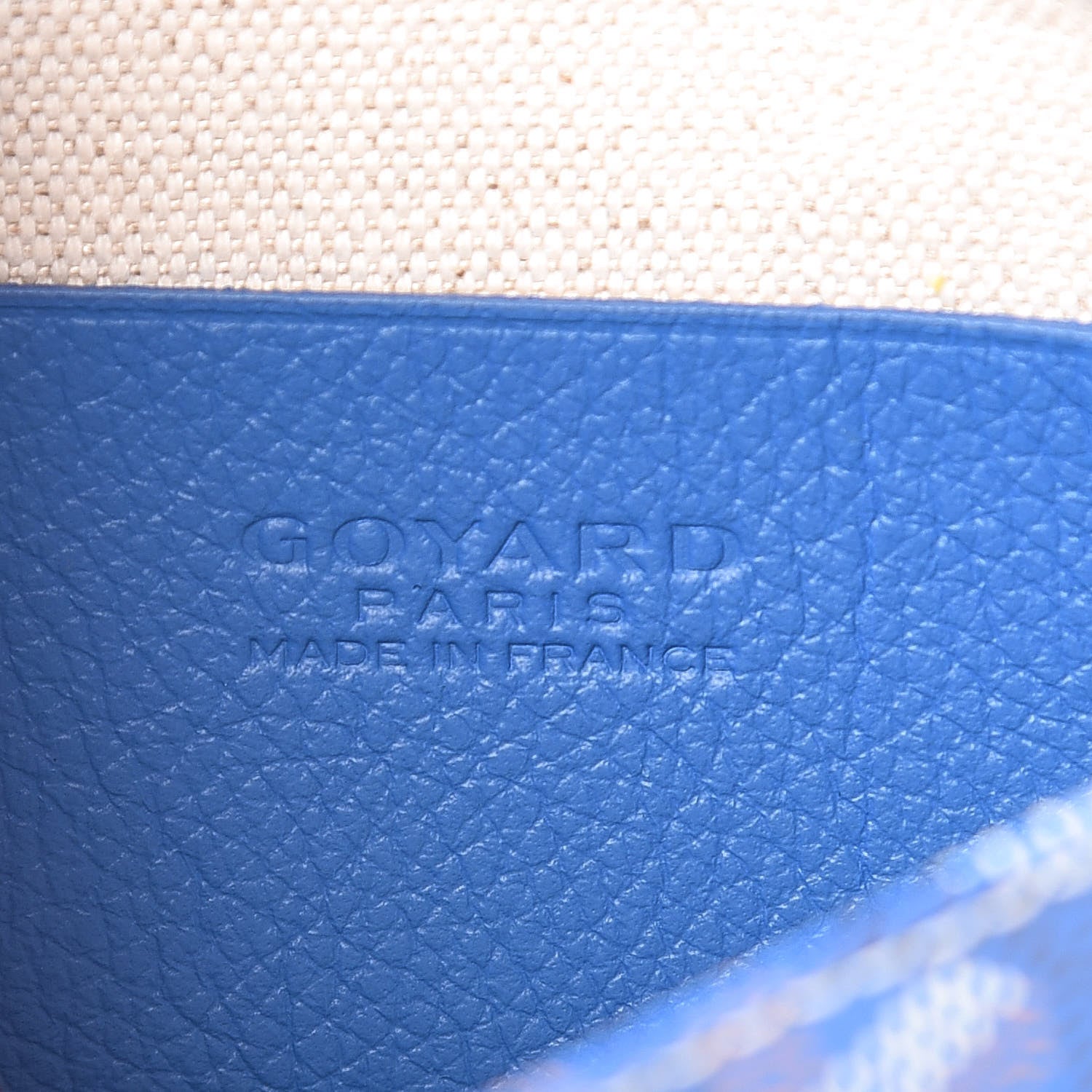 Goyard Goyardine Plumet Wallet Clutch Sky Blue 6 of 8