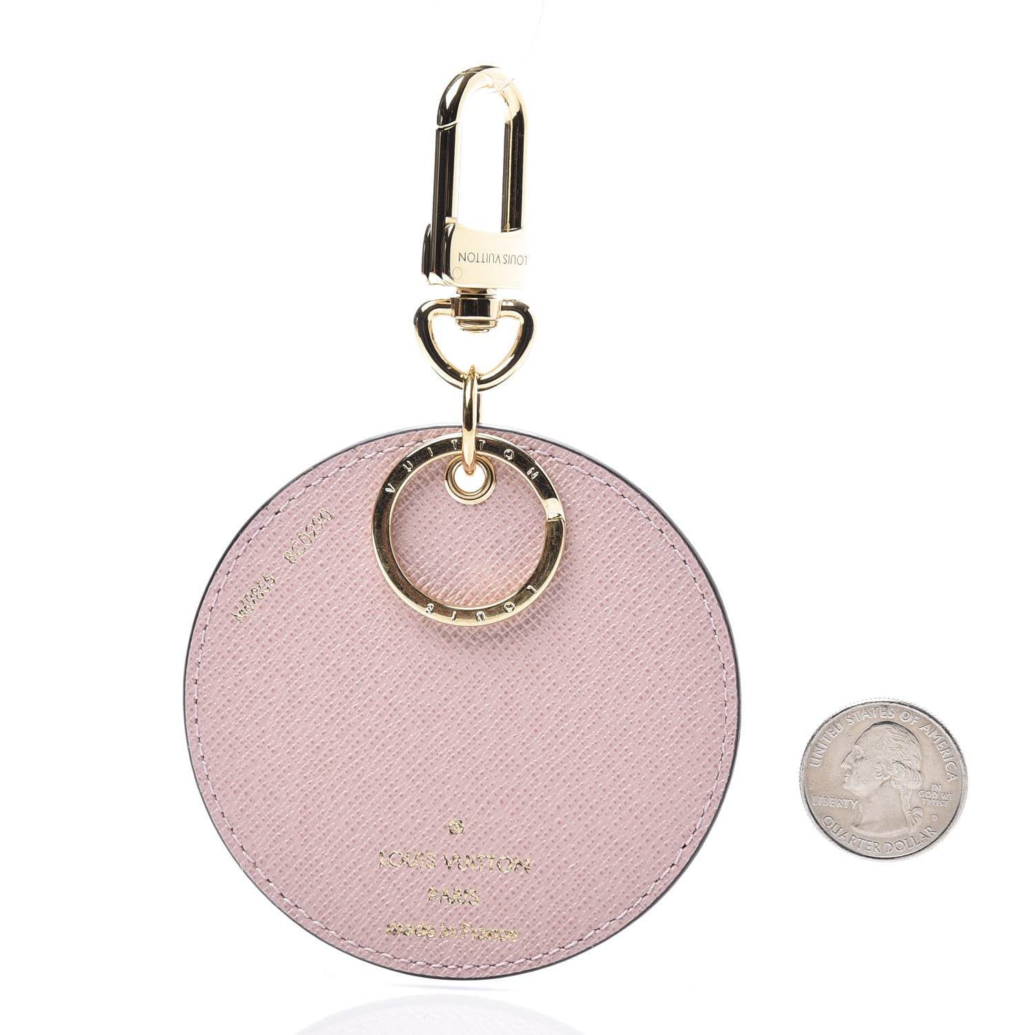 Louis Vuitton Monogram 2020 Christmas Animation Big Wheel Bag Charm Key Ring Rose Ballerine 2 of 4
