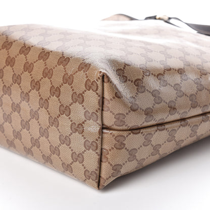 Gucci Crystal Monogram Joy Tote Dark Brown 9 of 10