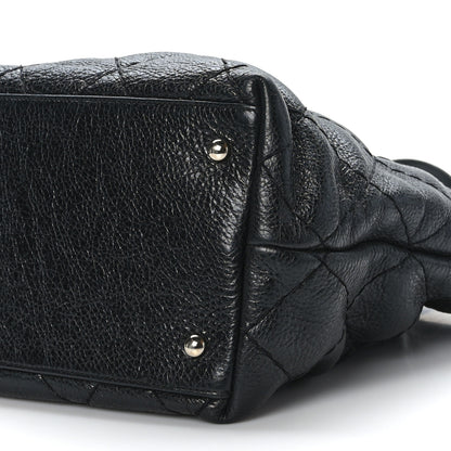 Chanel Glazed Calfskin Large On The Road Tote Black 10 of 10