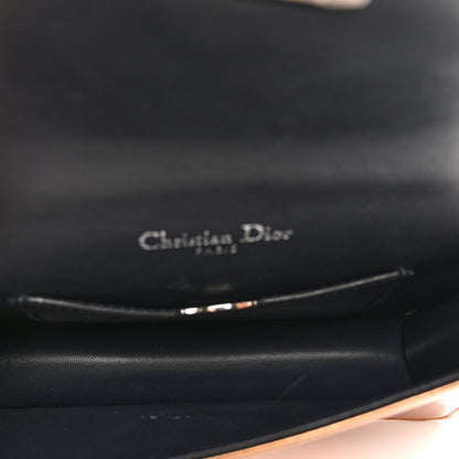 Christian Dior Metallic Patent Micro-Cannage Mini Diorama Flap Bag Orange 5 of 10