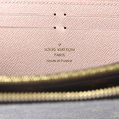 Louis Vuitton Monogram Clemence Wallet Rose Ballerine 8 of 10
