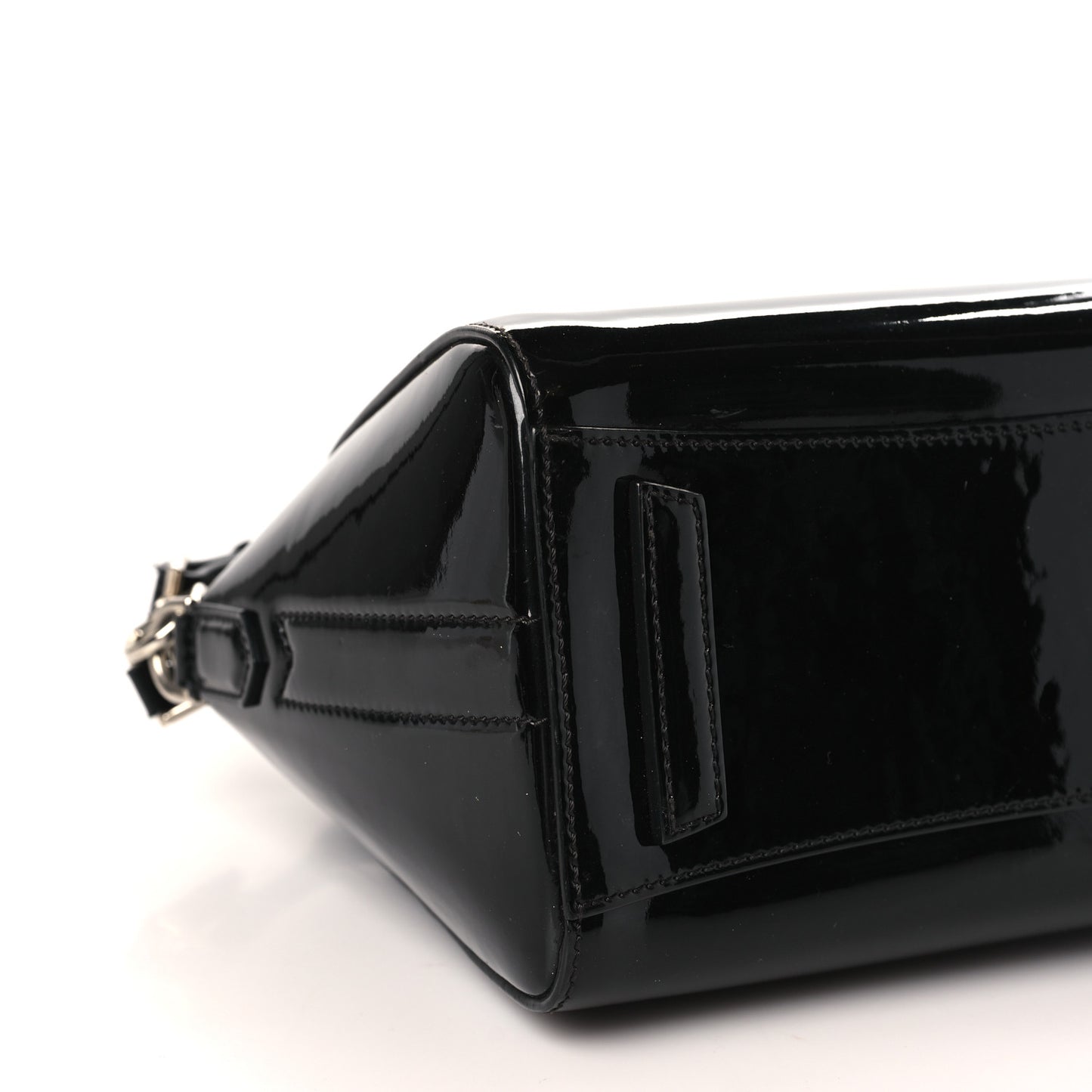 Patent Calfskin Mini Antigona Black