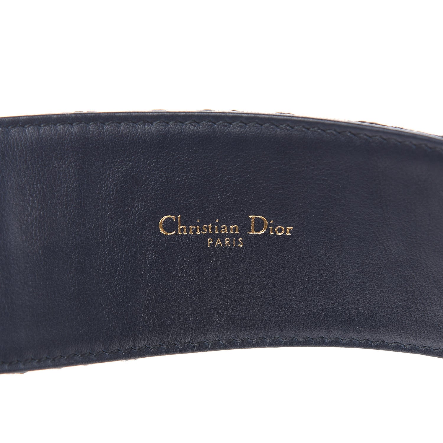 Christian Dior Oblique Diorquake Belt 85 Blue Multi 6 of 8