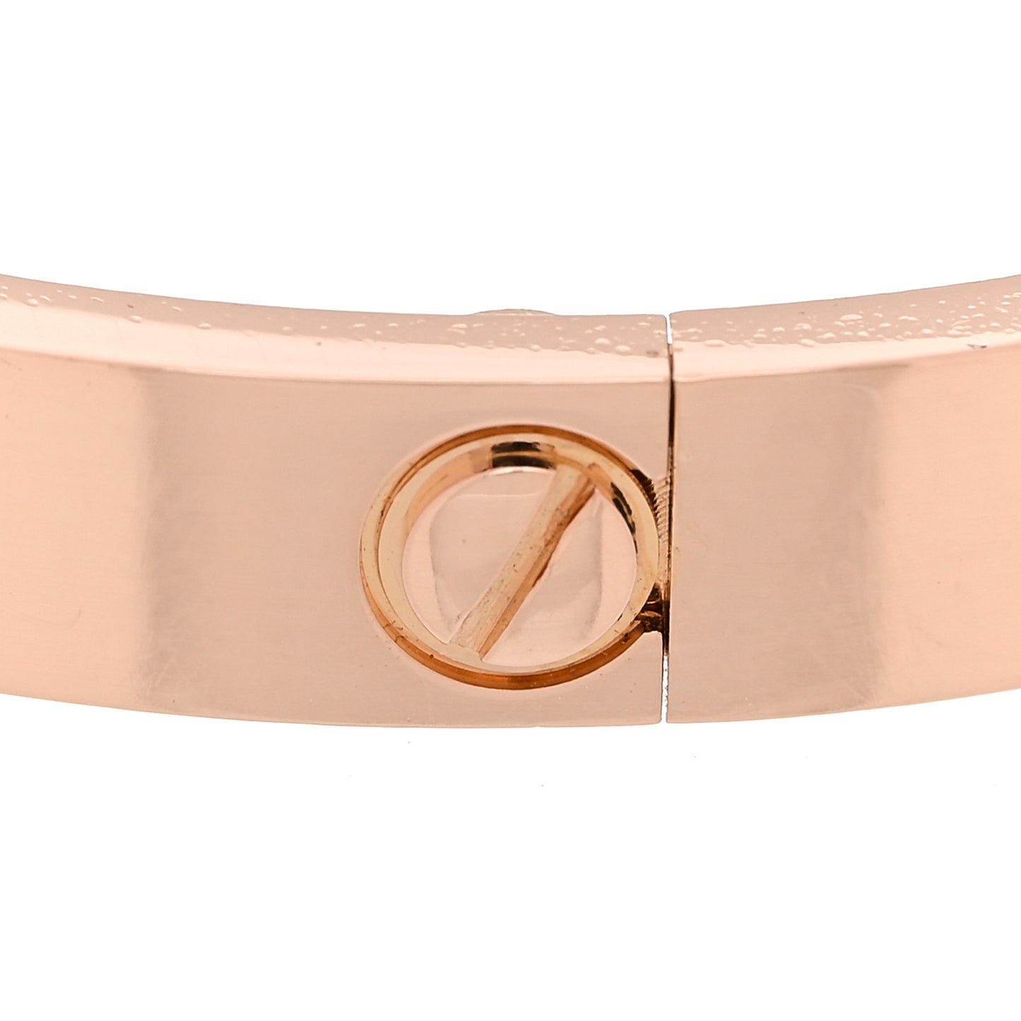 18K Pink Gold 4 Diamond LOVE Bracelet 19