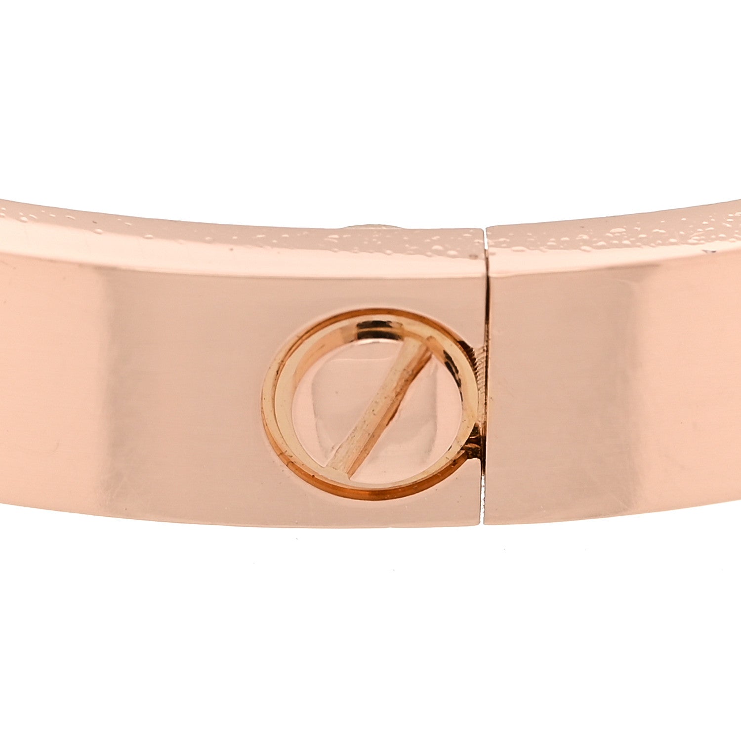 Cartier 18K Pink Gold 4 Diamond LOVE Bracelet 19 10 of 11