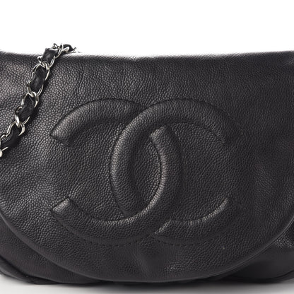 Chanel Caviar Half Moon Large Flap Black 10 of 10