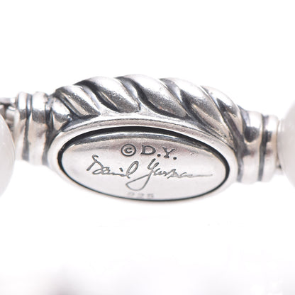 David Yurman Sterling Silver Pearl 8mm Spiritual Bead Bracelet 4 of 4