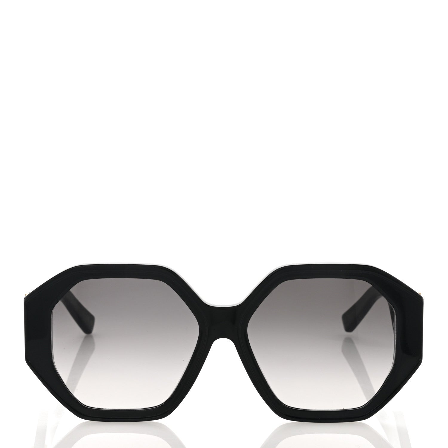 Louis Vuitton Acetate LV Icon Round Sunglasses Z1728E Black 2 of 9