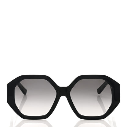 Louis Vuitton Acetate LV Icon Round Sunglasses Z1728E Black 2 of 9