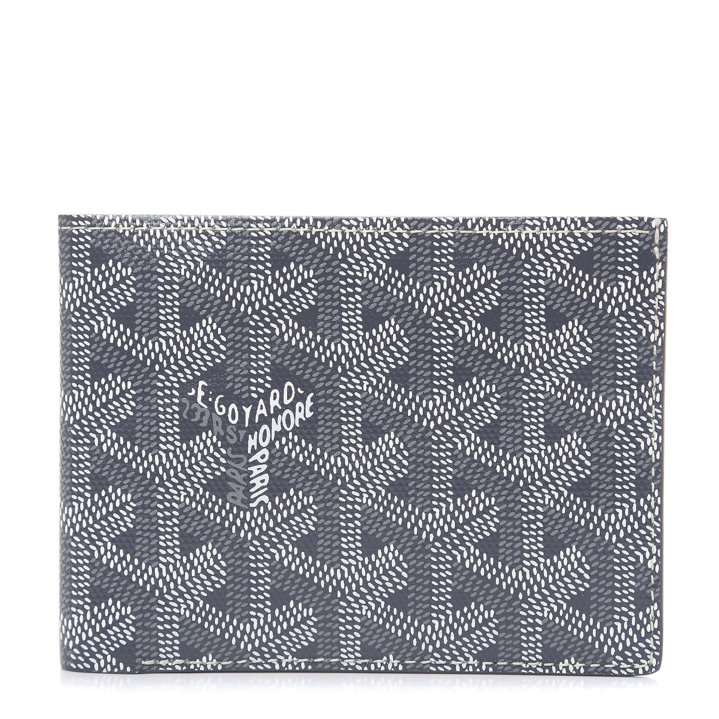 Goyardine Bi-Fold Victoire PM Wallet Grey