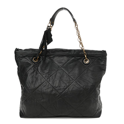 Lanvin Lambskin Quilted Large Amelia Tote Black 1 of 9
