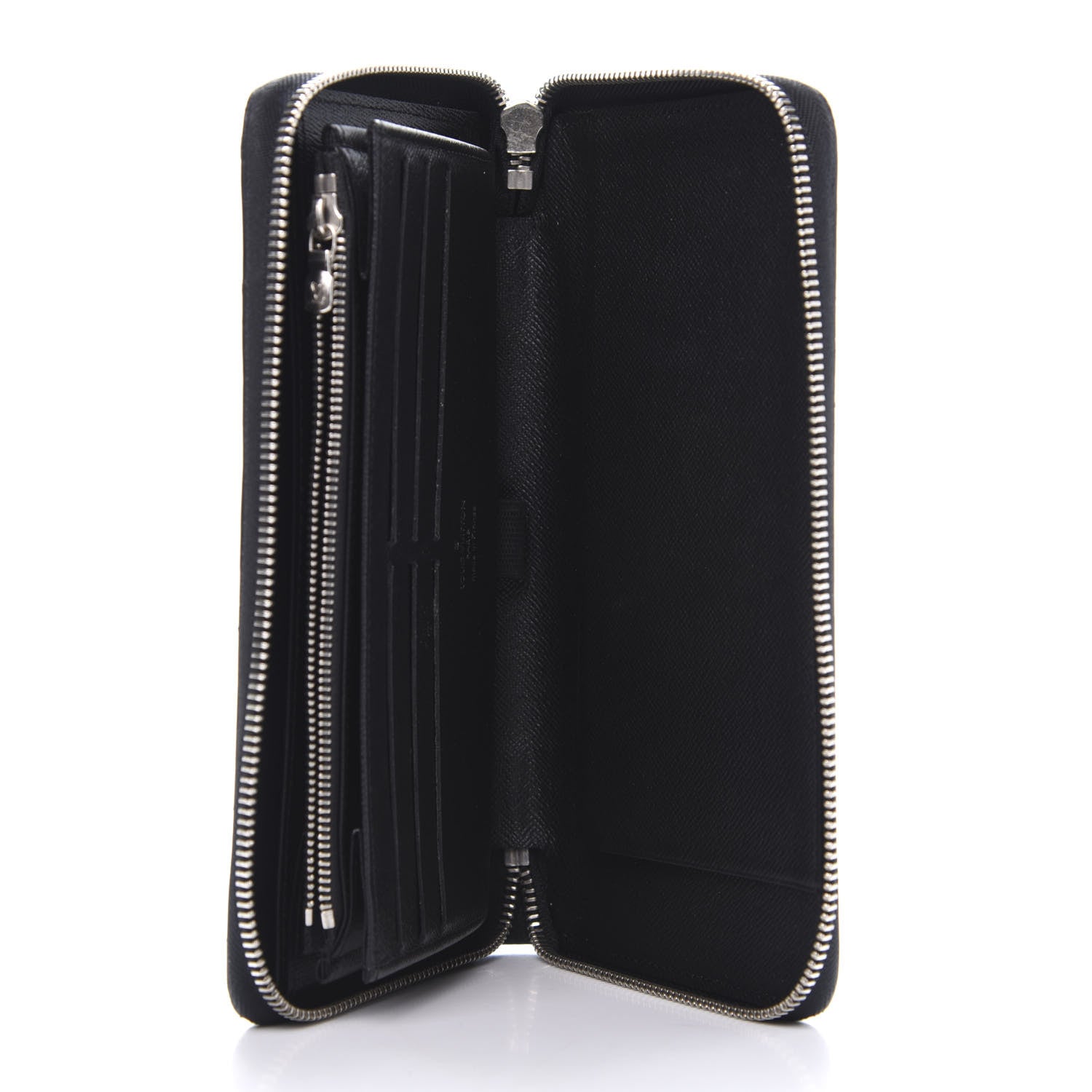 Louis Vuitton Epi Zippy Organizer Wallet Black 5 of 11